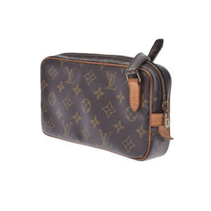 Louis Vuitton Canvas Monogram Shoulder Brown Marly Bag Bandouliere